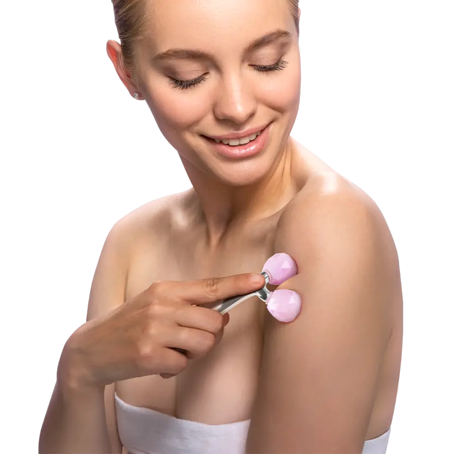 Роликовый массажер для лица и тела Yamaguchi Face Jade Roller